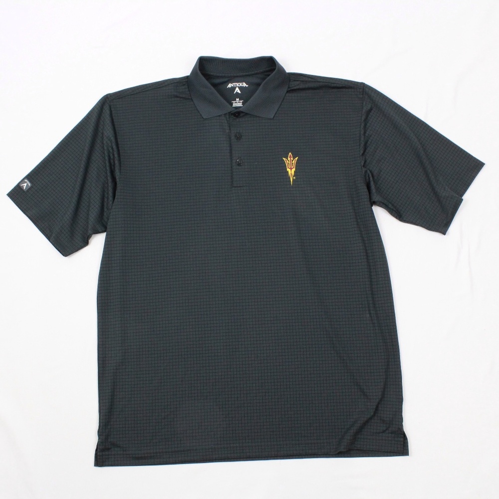 Antigua Phoenix Sun Devils Polo Shirt Stay Dry Jer